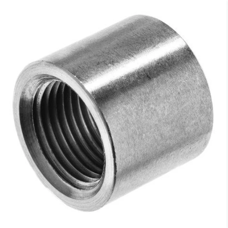 Rustfritt stål SS304 316 BSP BSPT BSPP NPT gjenget full kopling av rørfittings