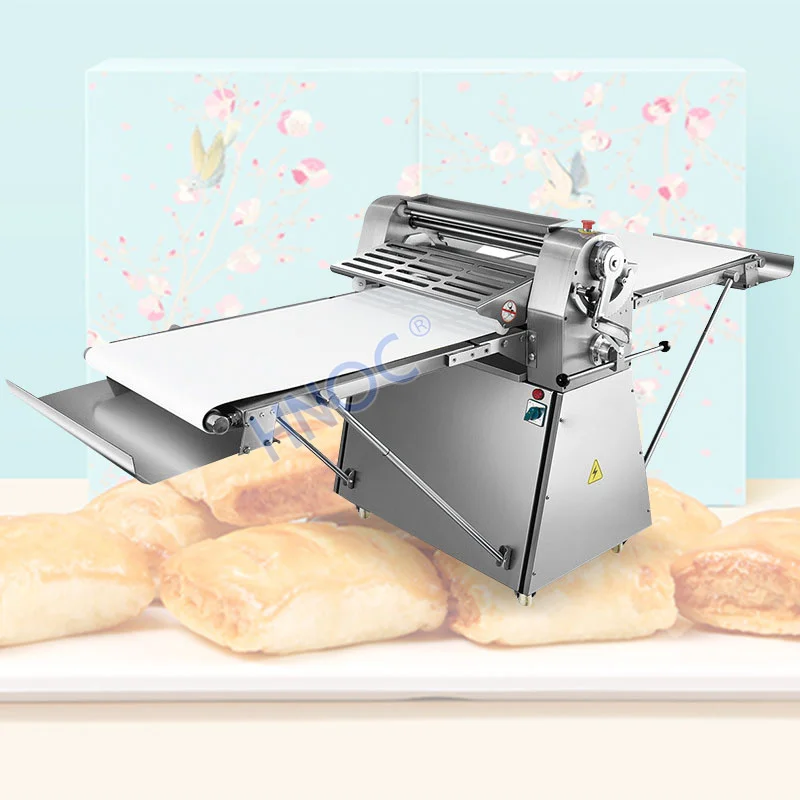 Automatic Pizza Roller Machine Baklava Donut Pastry Donut Sheeter and Cutter Fondant Sheeter Machine