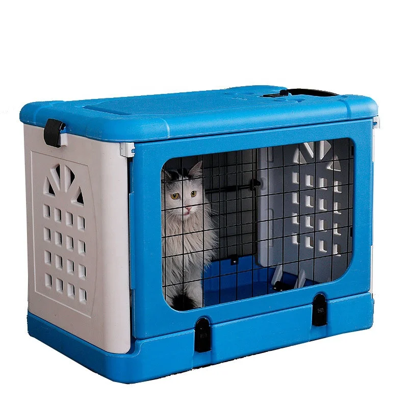 collapsible plastic dog crate