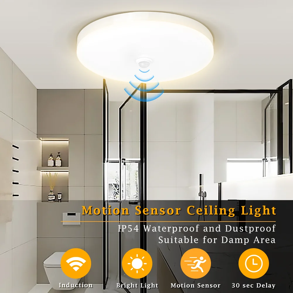 Smart Home Lights/smart Pir Sensor Lighting Led Ceiling Lamp,Motion ...