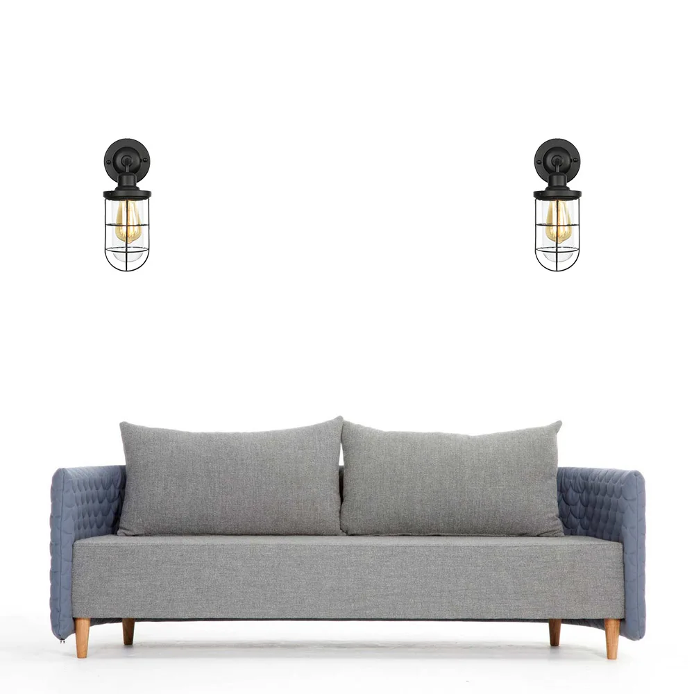 Water pipe new design vintage industrial style wall lights retro wall lamp