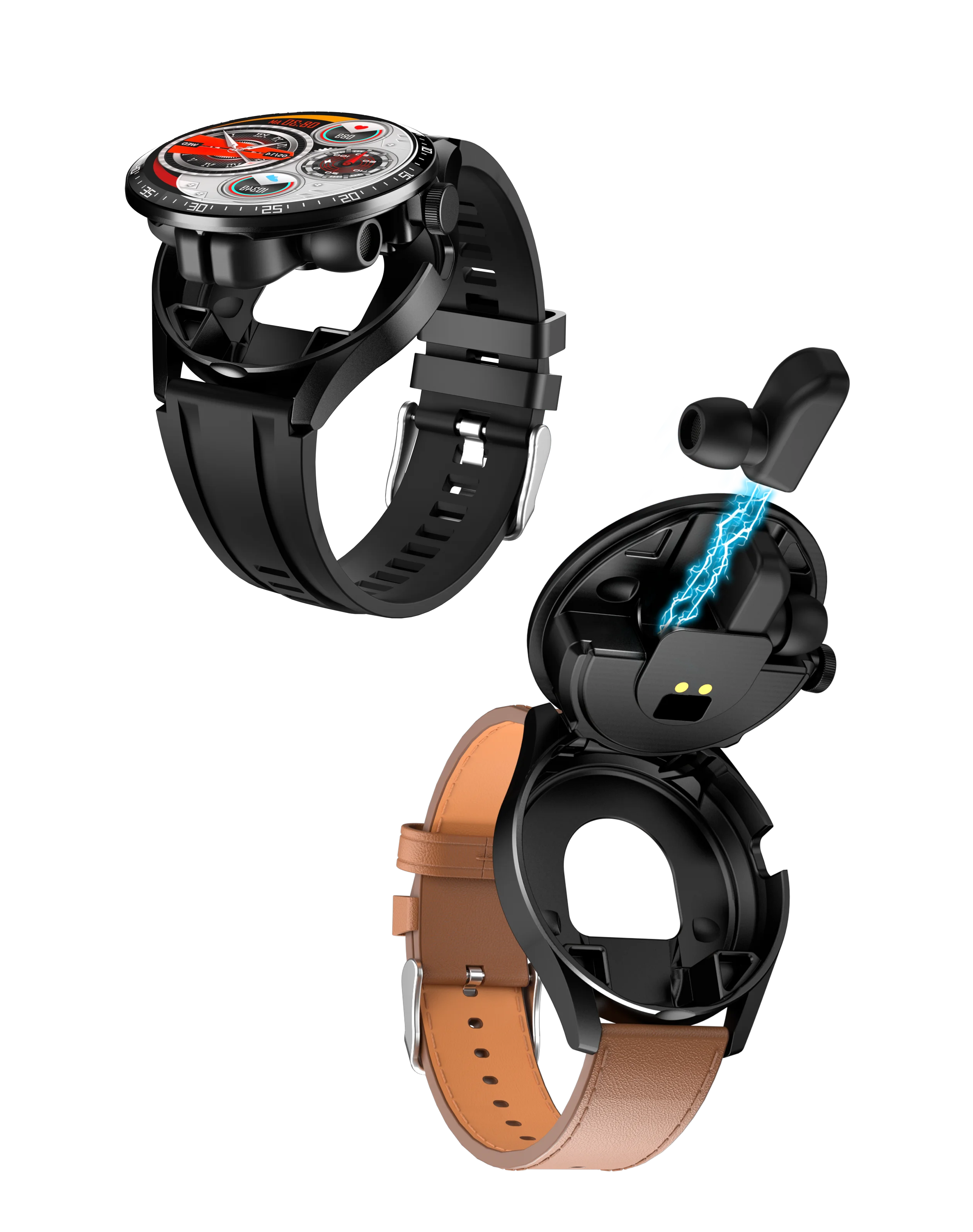 Smart Watch offers Bluetooth Call Fitness Tracker+Bluetooth Wireless Earbuds