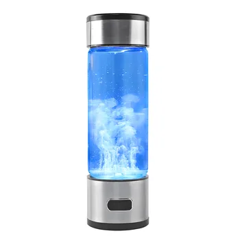 2024 New 420ml Rechargeable Portable Hydrogen Water Bottle with Self Cleaning for Home Office Travel