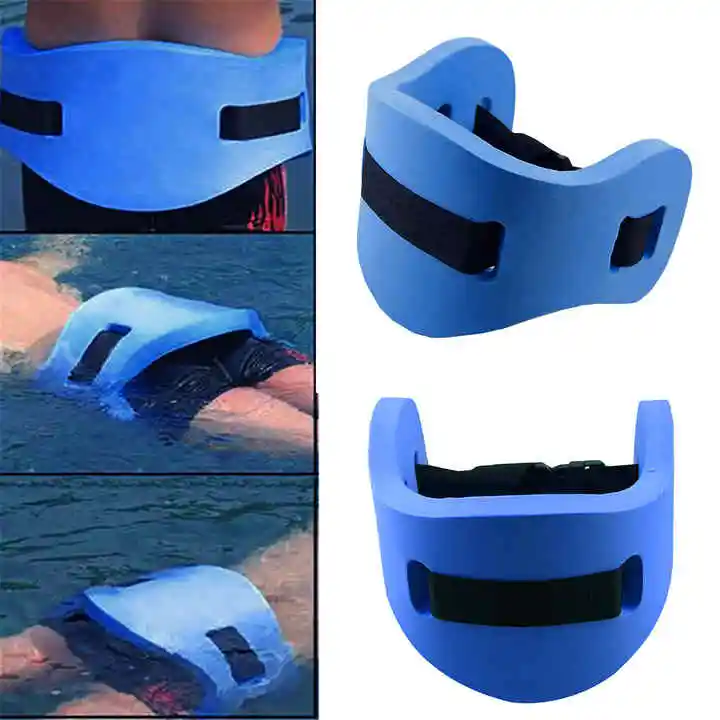 2025 Factory Custom Logo Swimming Training Aid Waist Adjustable Aquatic Floatation Belt Eva Foam Swimming Belt