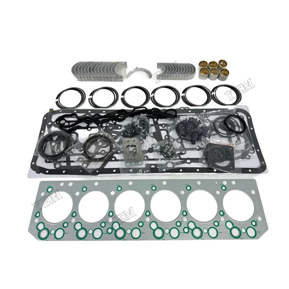 Overhaul Re-ring Kit Compatible for Doosan / for Develon DL06 Engine Repair Kit 4