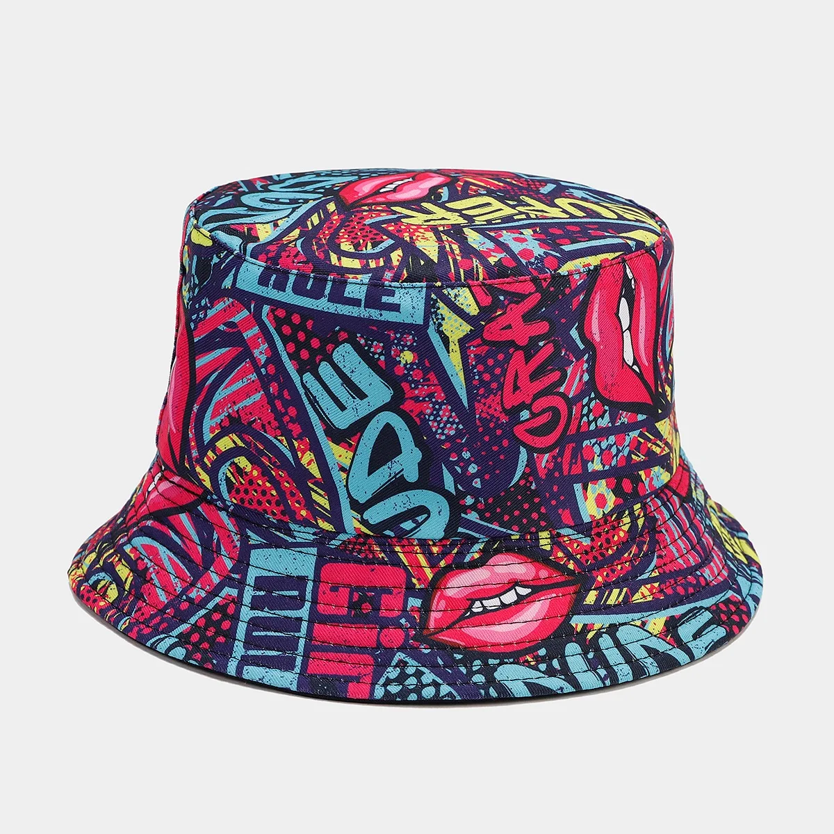 Women\'s Bucket Hat Reversible Double-Side-Wear Women Men Double Side Wear Reversible Sun Hats Outdoor  main image 2