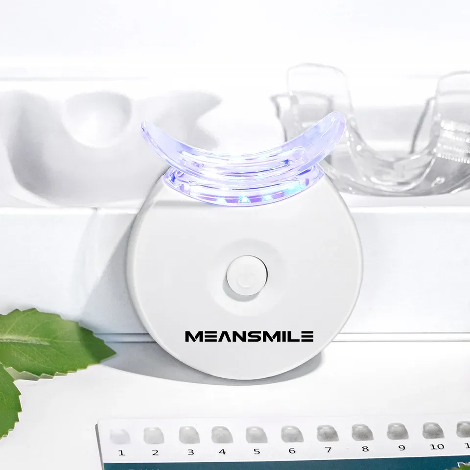 Teeth Whitening Kit With Led Light Tooth Whitener For Home With Mouth
