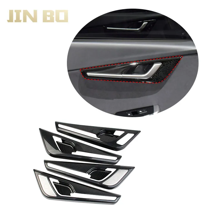 For Kia Ev6 2022 2023 carbon fiber style Auto Accessories Car inner ...