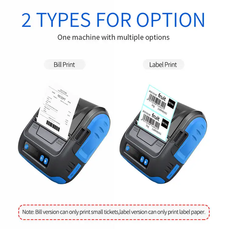 MHT-P29L 80mm Thermal Printer with Free SDK Mobile Mini Bluetooth Mobile  80mm Portable Thermal Printer