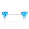 Silver blue heart
