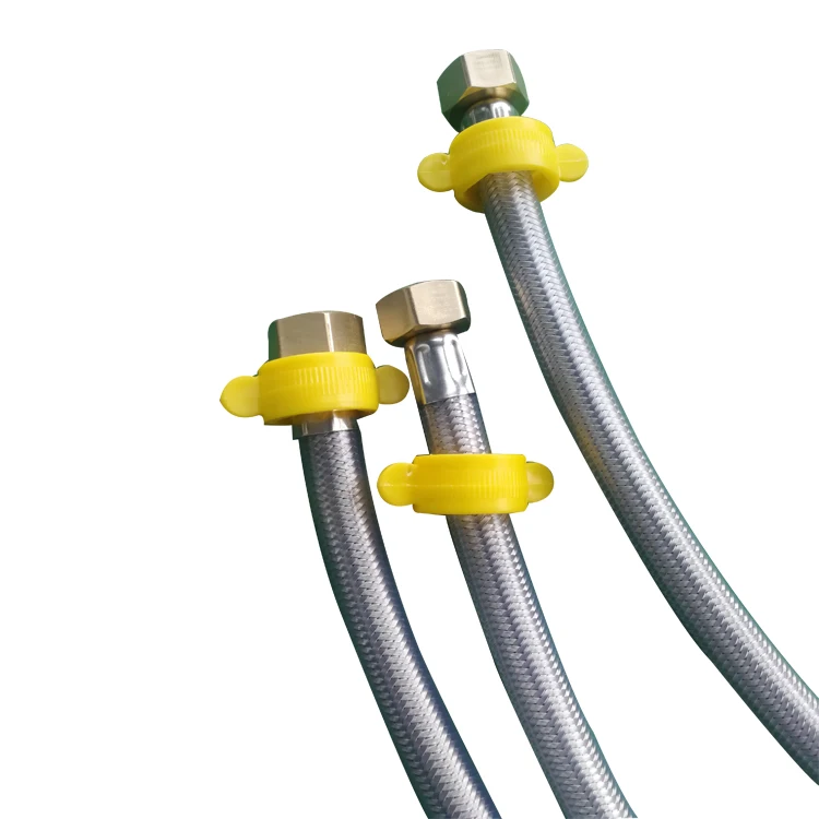 specialtillverkad flexibel flätad slang i rostfritt stål