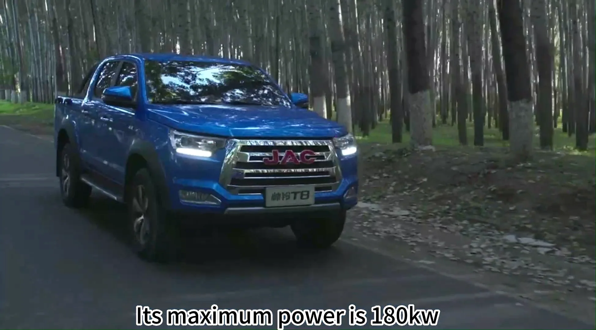 4x4 Jac T8 Blue Color Minitype Cargo Car 4wd Diesel Left Hands Pickup ...