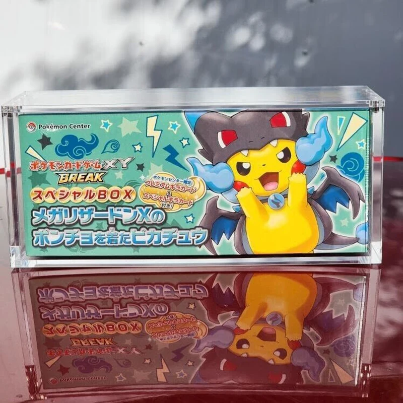 poncho pikachu booster box Pokemon TCG: Poncho Pikachu Cosplay Mega Charizard XY Break Japanese B   TBC Games