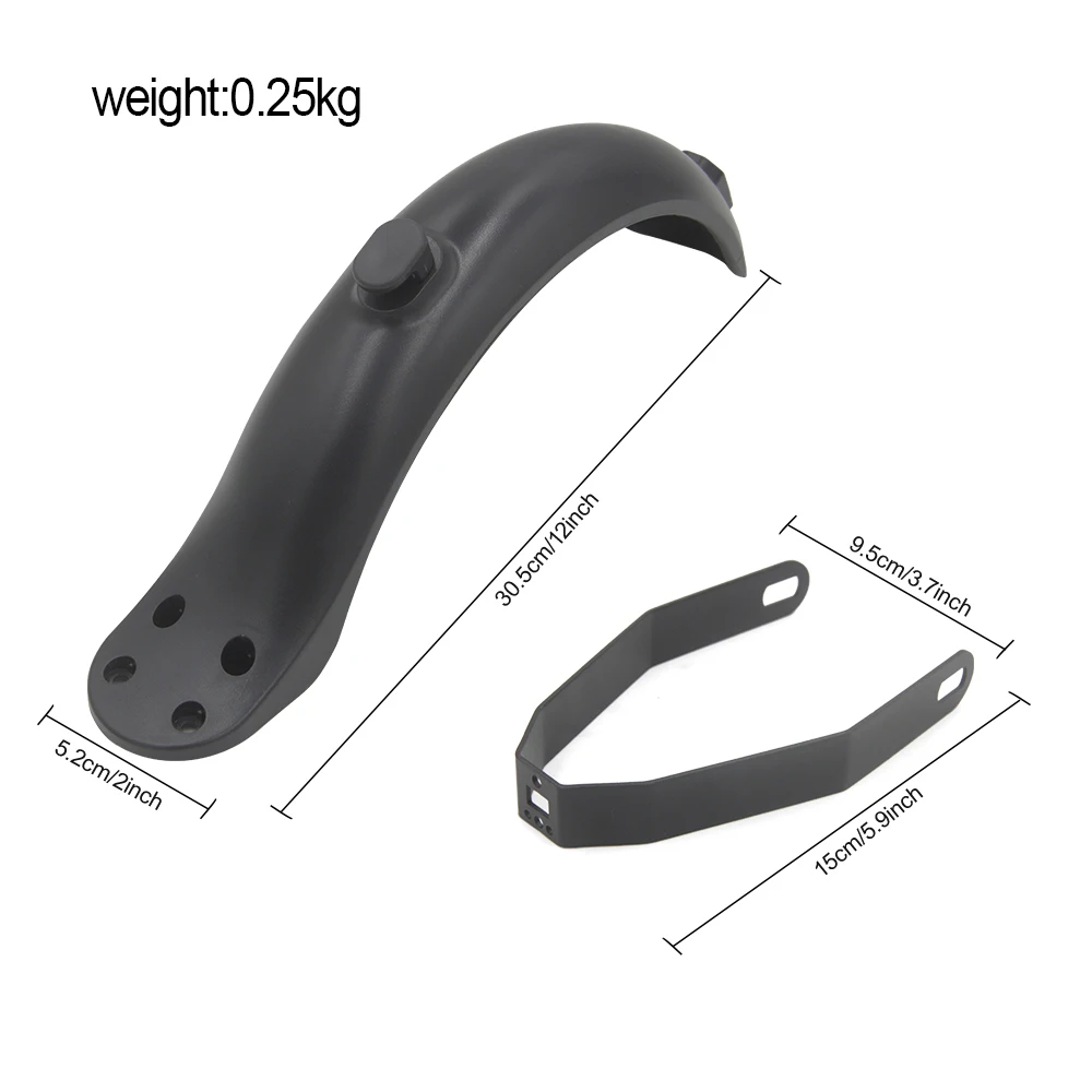 4 Holes Hook Rear Fender Rear Mudguard Replace for M365 Pro Electric Scooters Parts Accessoires Trottinette Électrique