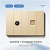 Satellite and computer socket