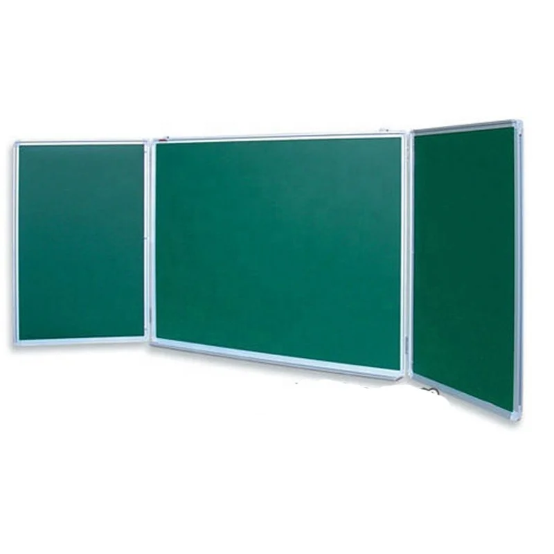 Foldable Green Board Magnetic Chalkboard with 3 Elements Writing Surface
