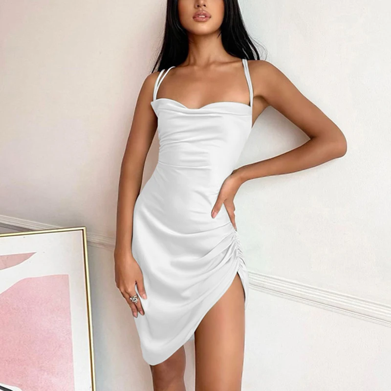 Shop Our Collection of Sexy Ruched Mini Backless Dresses