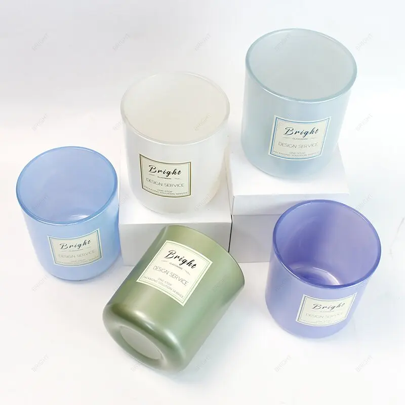 Wholesale Custom Candle Vessels Containers Empty Large Glass Candle Jar ...