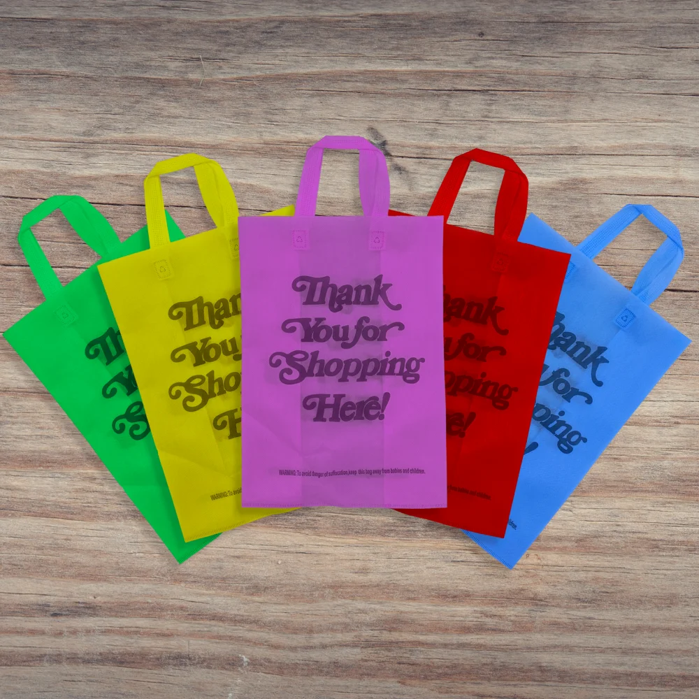 Customize Any Size Logo Color Ecofriendly Non Woven Bag Shopping Bag