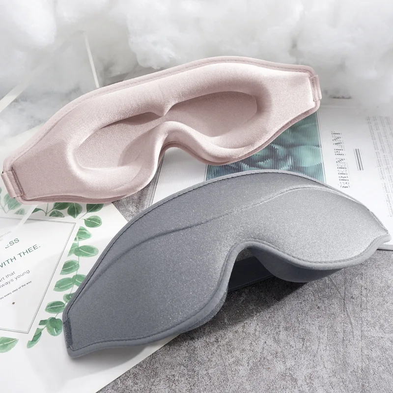 Pink Deluxe Sleep Eye Mask For Men Women 3d Contoured Cup Sleeping Mask