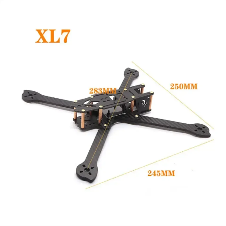 3K Full Carbon Fiber FPV frame Frame Kit 4mm Arm Design  XL8 360mm True X RC Drone FPV Drone Frame factory