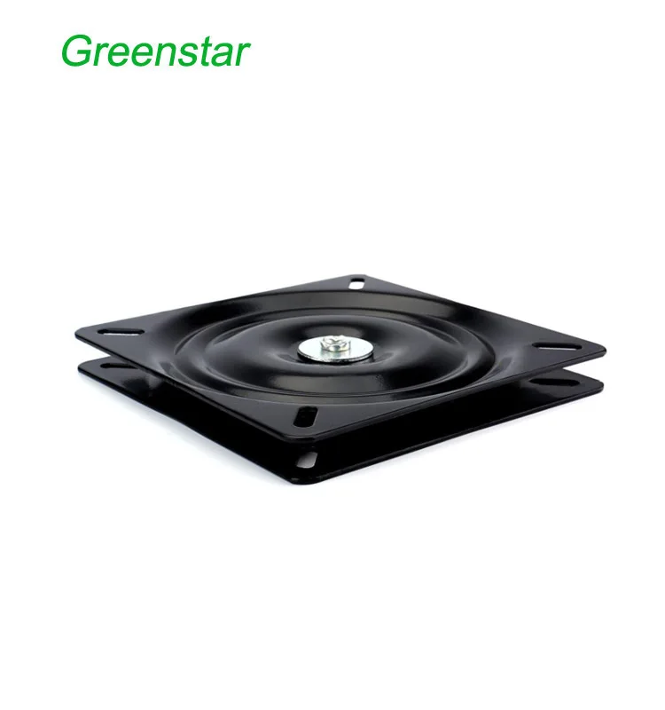 Квадратные подшипники для вращающегося стола, толщина 150 фунтов, оцинкованная стальная вращающаяся подшипниковая пластина, поворотная пластина