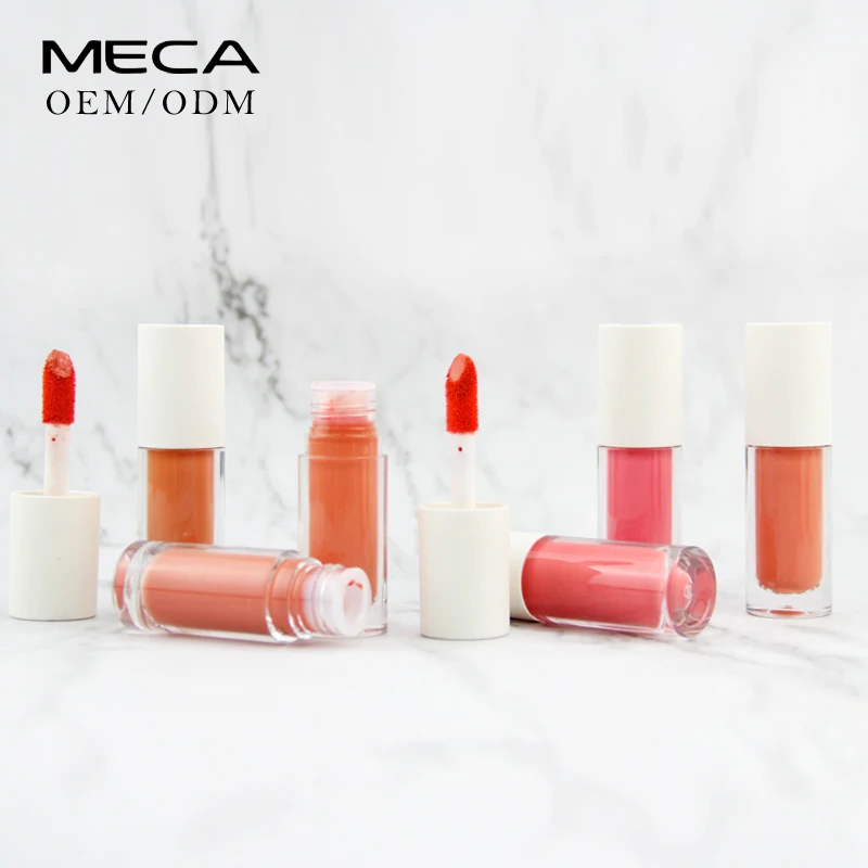 Изготовленные на заказ водоустойчивые Блестящий Прозрачный жидкие румяна метка частного назначения Румяна; Жидкая мини-трубка с 18 видов цветов optitons