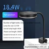 Panel de lámpara grande negro de 18,4w