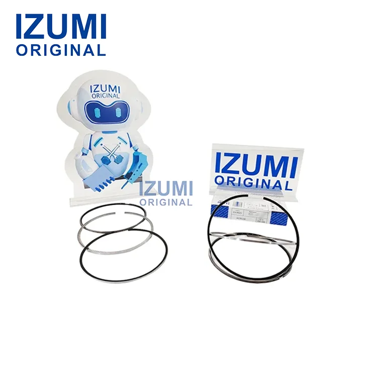 IZUMI ORIGINAL  D7D Piston Rings Set STD for Volvo diesel Engines Construction Machinery Parts