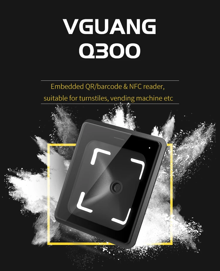 Vguang Q300 Embedded Qr Code Reader 1d 2d Oem Odm Kiosk Barcode Scanner