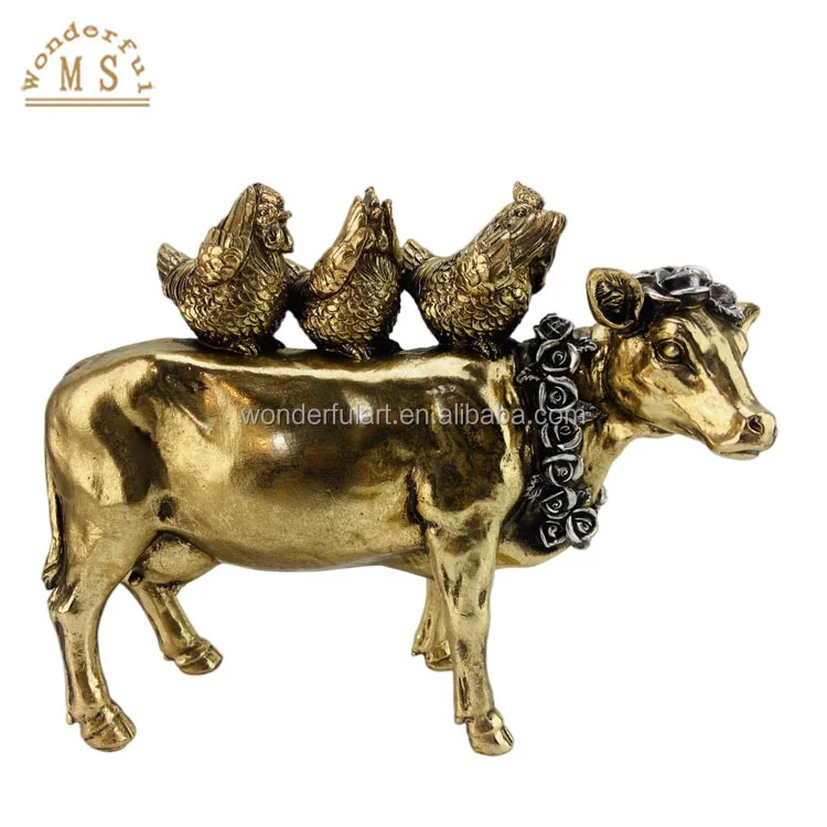 Gifts Farm Animal Resin Stack Figurine with Family Pig Sow and children three little pigs for your kitchen room decoration