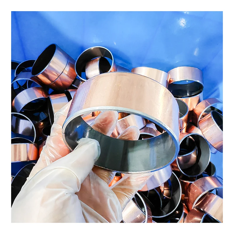 Automatic Transmissions Self Lubricating Red PTFE DU Bush Metric Inches Oiless Flanged Bushing