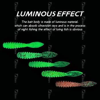 3.6mm 0.4g 10pc/bag Wobblers Mini Ocean Rock Fishing Soft Lures Rubber Soft Baits Soft Worm Artificial Baits Bass Silicone Fish – Soft Lure – view 4