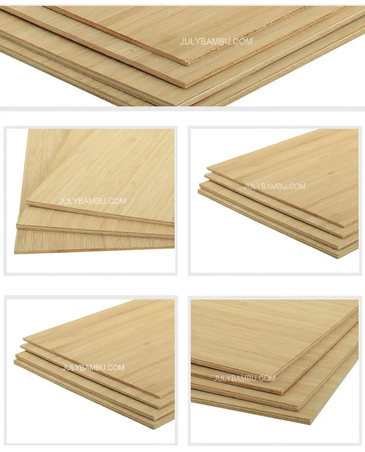 Factory Prices Bamboo Sheet For Laser Cutting 3mm Bamboo Plywood Soild