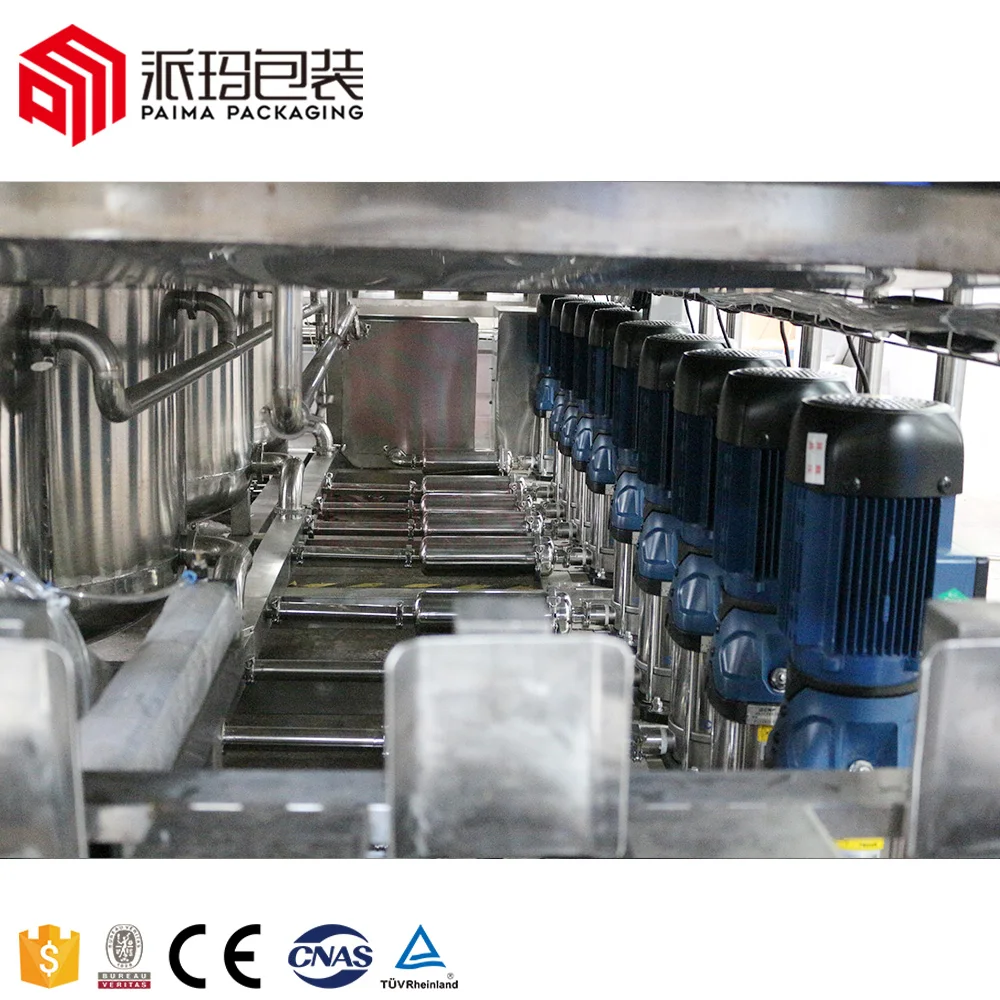 Customizable Factory Layout Drawing 600BPH 5 Gallon Pure Mineral Water Filling Line