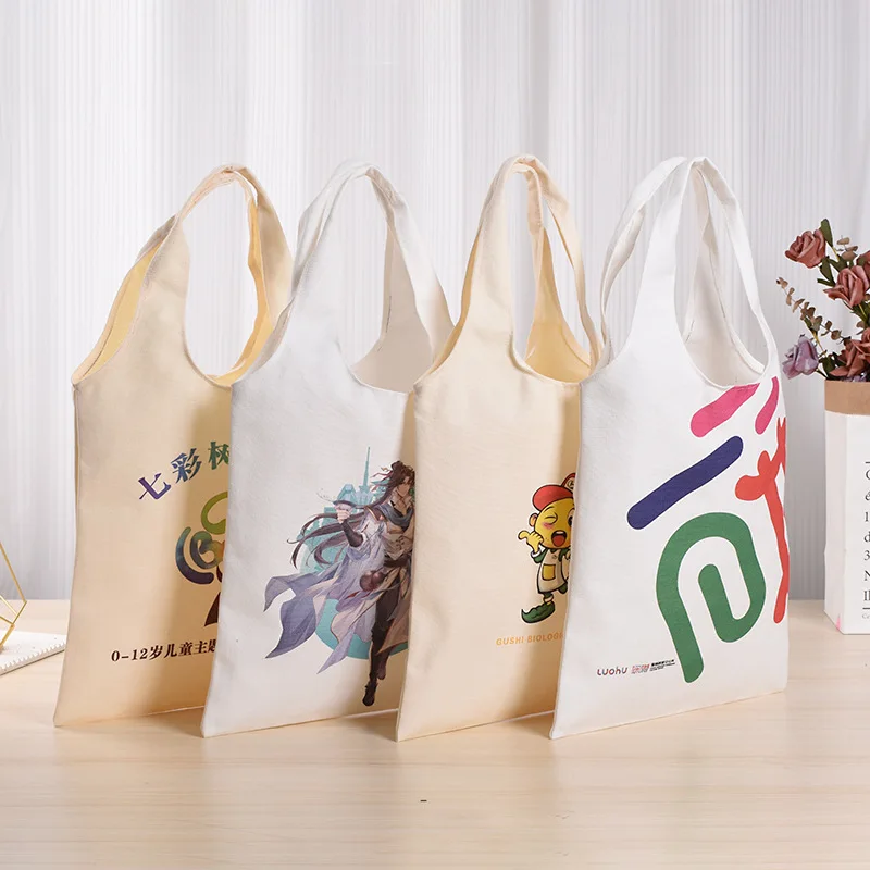 Eco Friendly Cotton Canvas Tote Bags with Custom Logo