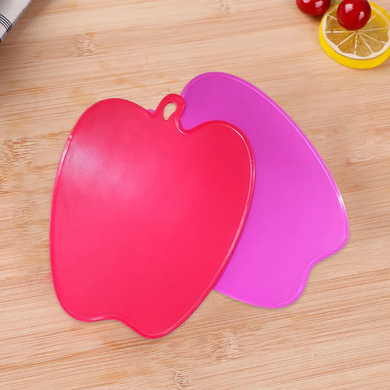 Colorful apple Shape Large Plastic Cake Cutting Mat Board