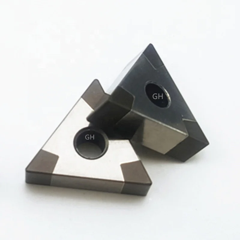 CNC PCBN 6 Tips Turning Tool Insert TNGA TNMG TNGA160408 Solid CBN Insert for Hardened Steel