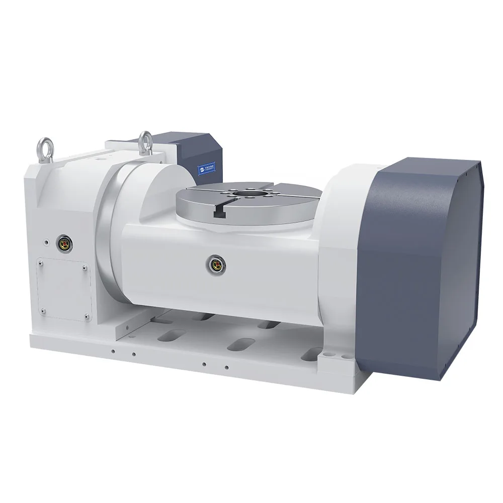 250mm 5 Axis CNC Index Rotary Table for Precision Milling
