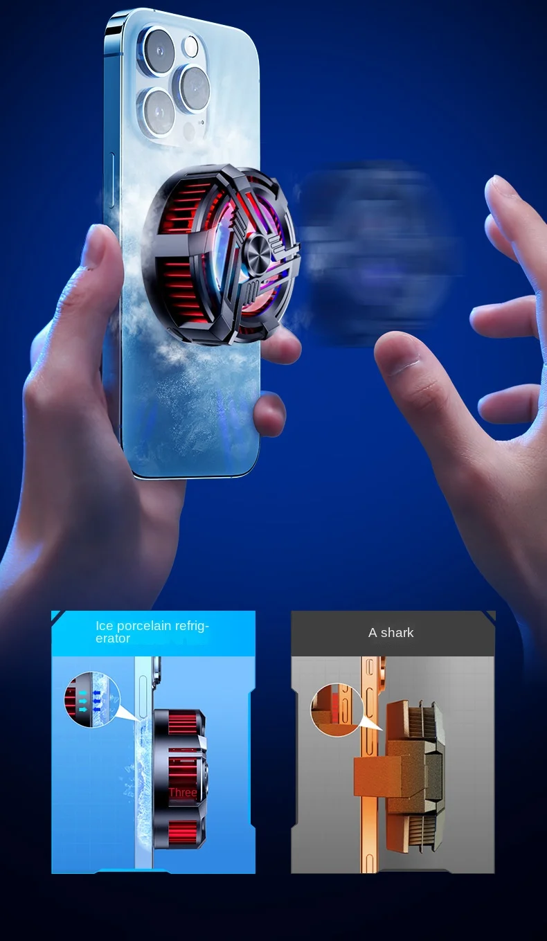New Anchor With AL02 Mobile Phone Icing Radiator Semiconductor Magnetic Cooler_21