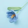 Ramo de tulipanes abiertos terminado (azul)