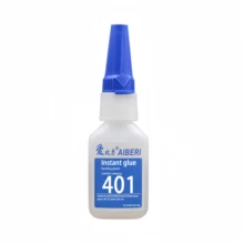 Promote 401 Crazy Fast Liquid Glue Low Price Quick Dry for Aluminum Alloy Plastic ABS PC Leather Wood Construction