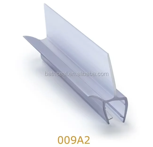 product hot sales 4 12 mm shower glass door pvc seal  glass door bottom seal strips-5