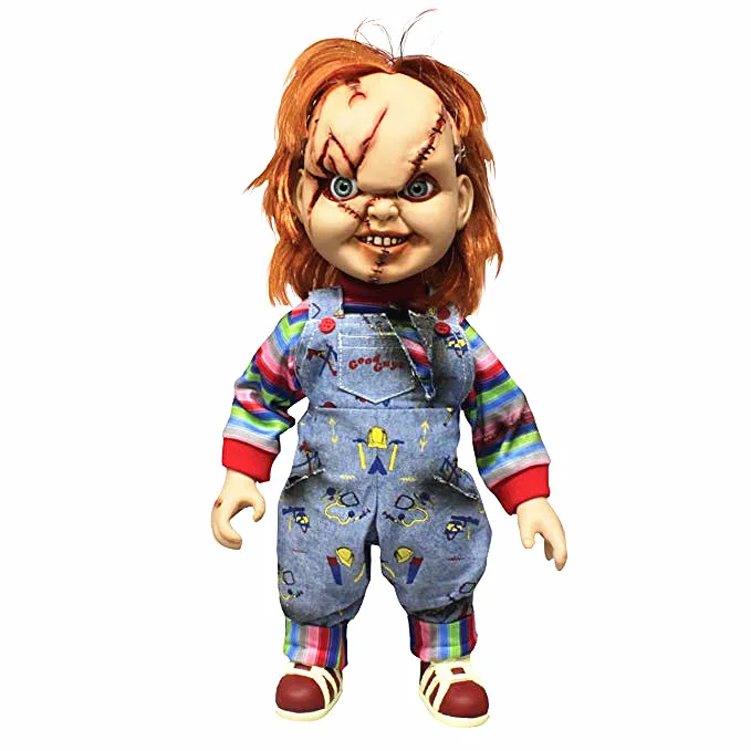 custom plastic ugly life size chucky doll cute kids toy half