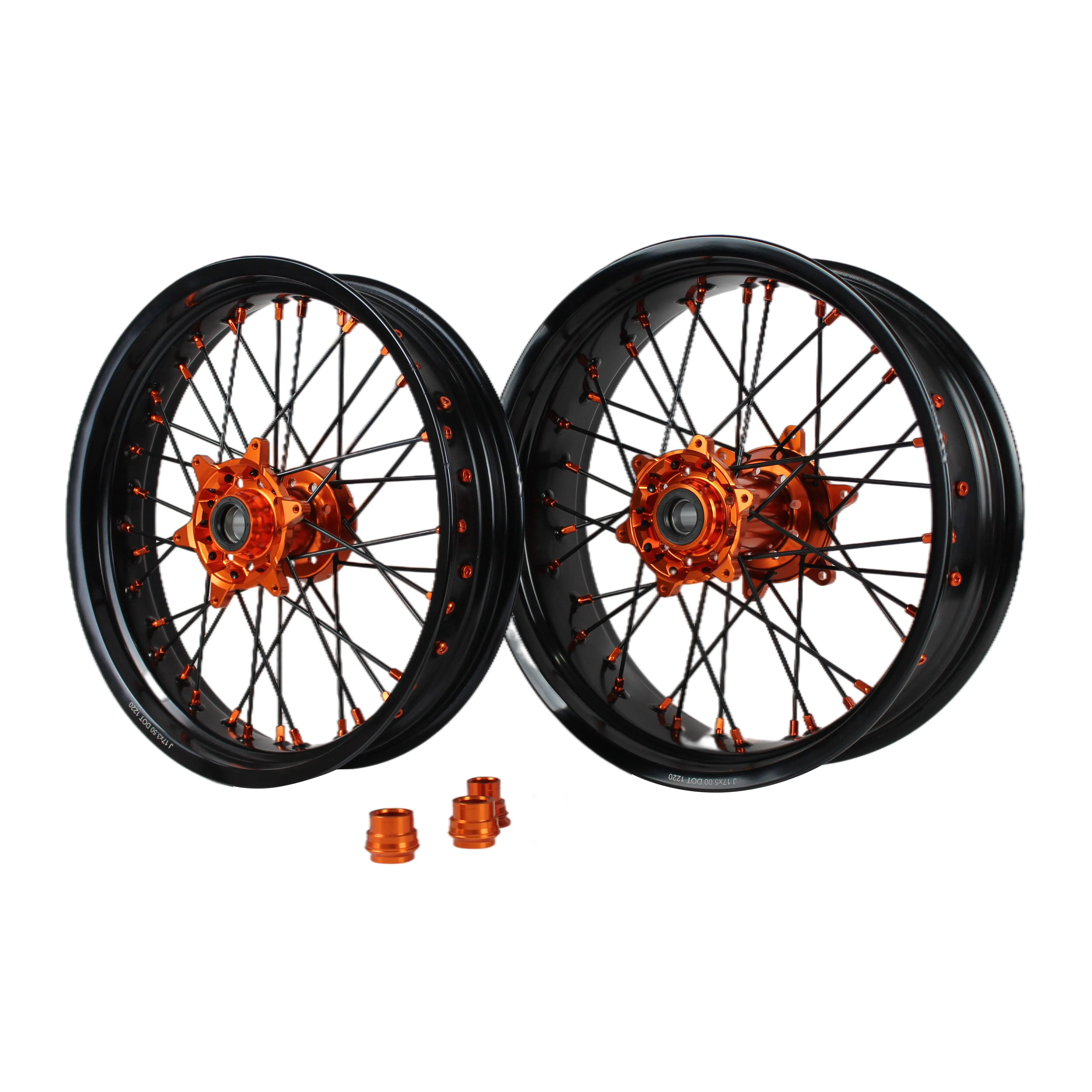 17インチ ホイール KTM EXC 前後セット モタード フロント リア Ktm Exc/sxf 17 Inch Supermoto Wheels - Oem Available | Wholesale