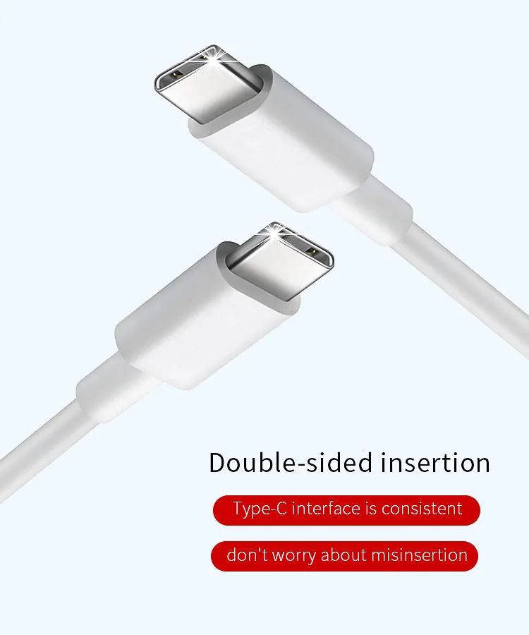 Образцы бесплатно! OEM Белый ПВХ для Samsung USB-кабель круглый зарядный кабель Тип C USB