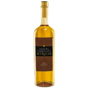 High Quality 1,00 Lt for Grappa Barricata Myricae Spirits 6 Bottles Per Box
