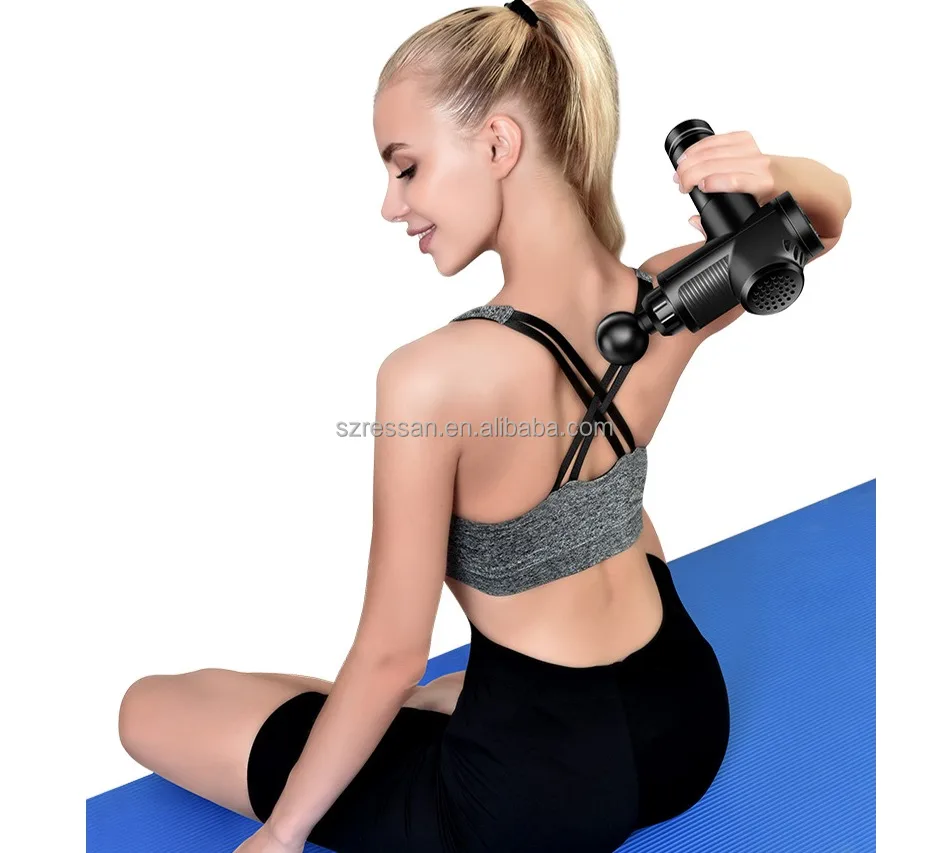 20/30 Speeds Pressure Sensor Body Gun Massager Private Label Cordless Deep Tissue Vibration Muscle Massage Gun