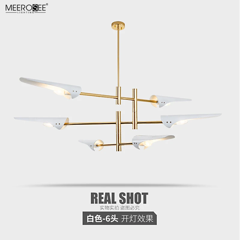 Meerosee Iron modern Chandelier home decorative Lighting Fixture Various Sizes pendant chandeliers light MD86773