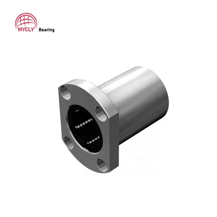 Two Side Cut Linear Flange Slide Ball Bearing LMT10UU LMH10UU Bearing LMH10